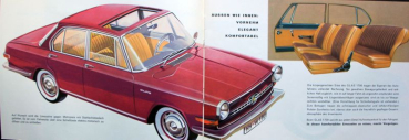 Glas 1700 Modelprogram 1965 Carbrochure (0835)